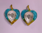 Pure Silver Leaf Pattern Fancy Diya 24g